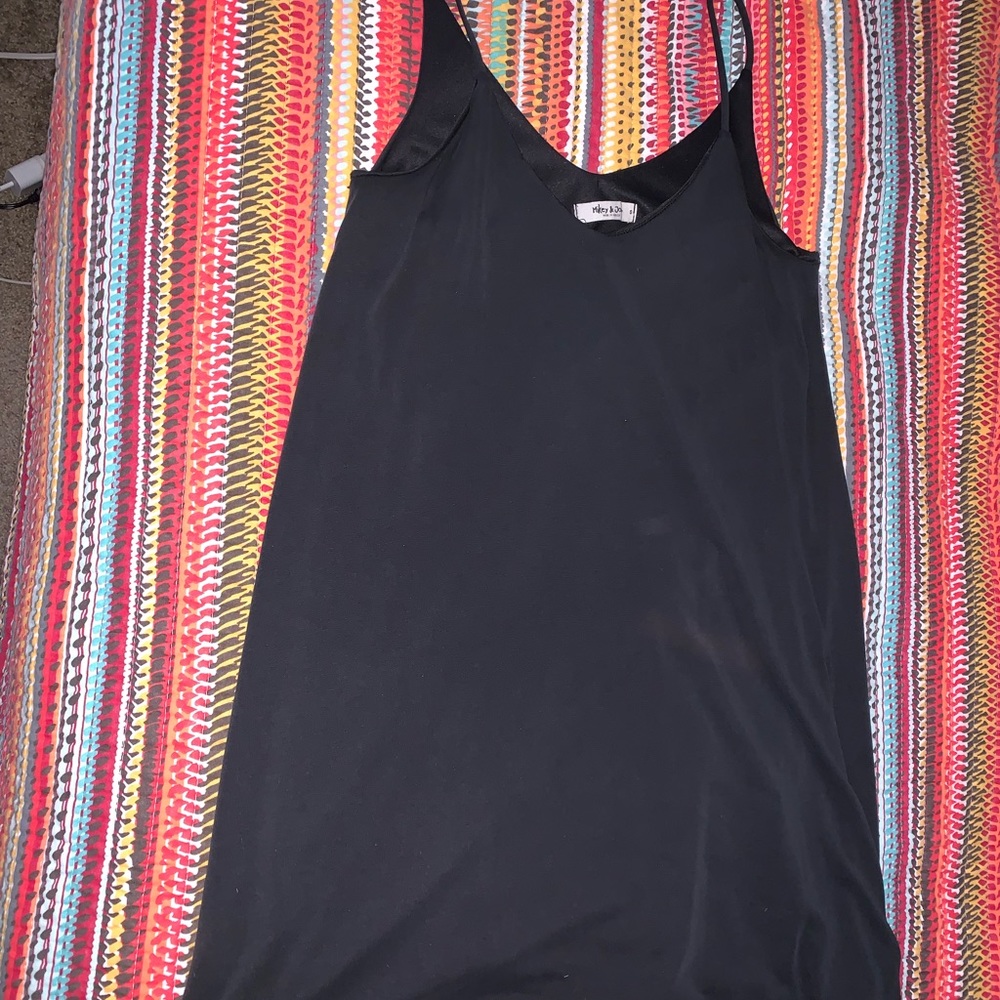 Black Slip Shift Dress